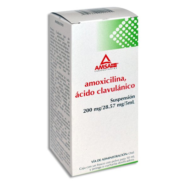 Amoxici/clav 200/28.5 Mg 50 Ml